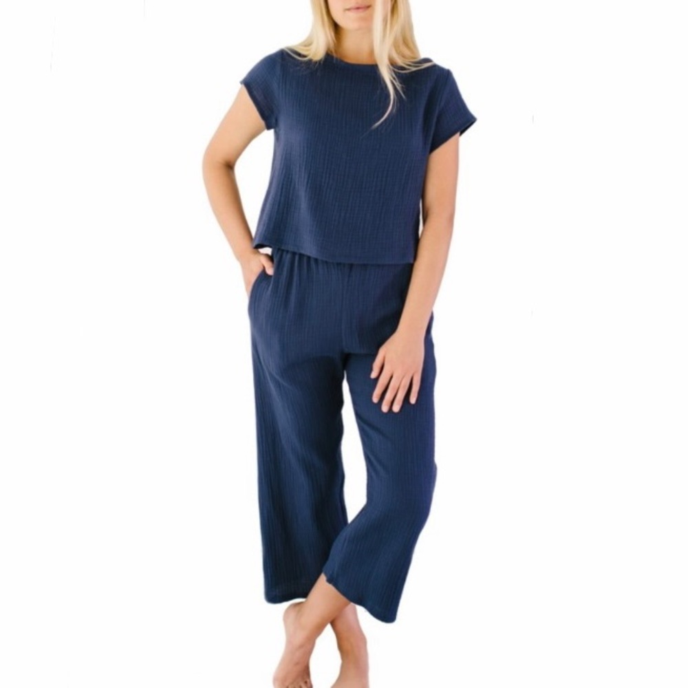 Smash + Tess Navy Jumpsuit
